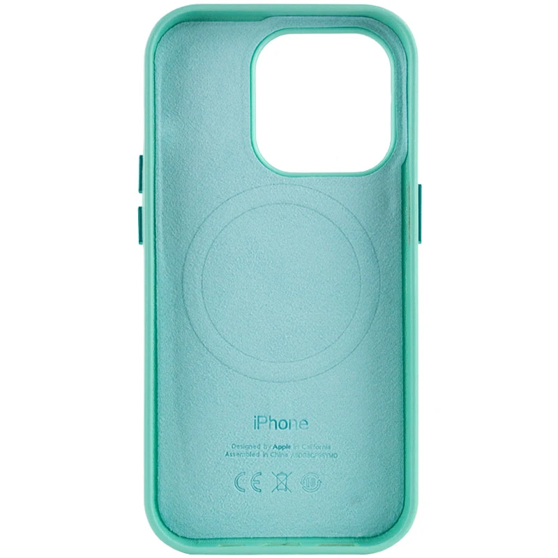 Шкіряний чохол Silicone Case Soft з MagSafe на Apple iPhone 14 Pro Max (6.7") – Ice. Фото 3 з 8