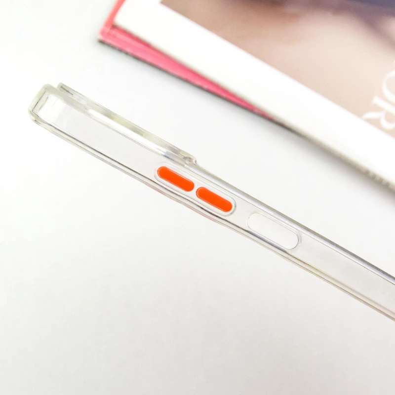 Чохол з блискітками та захистом камери на Xiaomi Redmi 12 – Прозорий. Фото 7 з 9