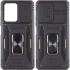 Ударостійкий чохол Square Ring зi шторкою на камеру на Xiaomi 11T / 11T Pro – Чорний / Black. Фото 2 з 7