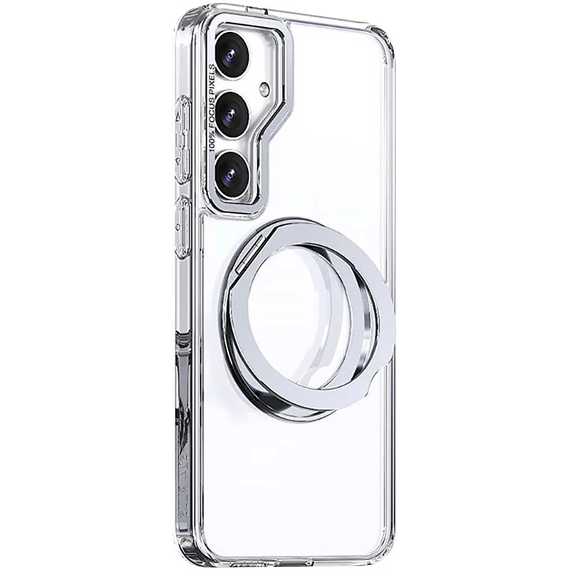 Чехол TPU+PC Aura Fold для Samsung Galaxy S24 FE – Transparent. Фото 4 из 5