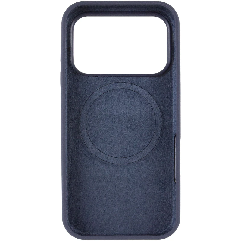 Чохол Silicone Case Full Protective (AA) V2 with MagSafe для Apple iPhone 17 Pro (6.3") – Темно-синій / Midnight blue. Фото 6 з 11