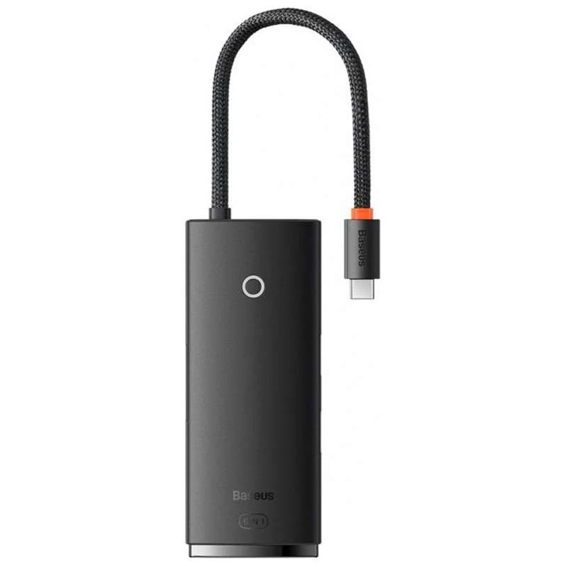 Перехідник HUB Baseus Lite Series 6in1 (Type-C to HDMI + 2xUSB 3.0 + PD+SD/TF) (WKQX05) фото 1 з 1