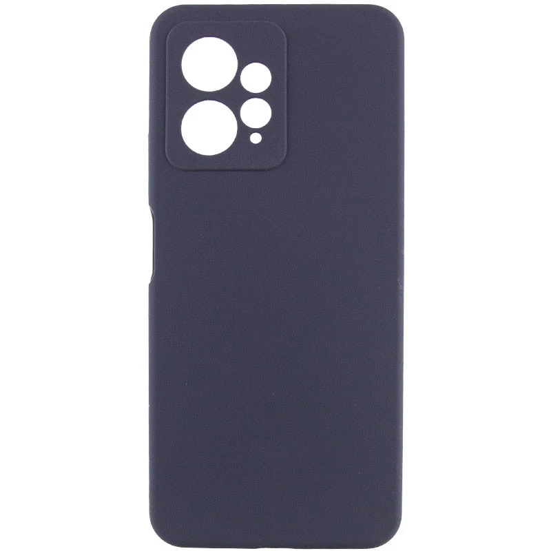 Чохол Silicone Case Lakshmi Premium з закритою камерою на Xiaomi Redmi Note 12 4G – Темно-синій / Midnight blue. Фото 2 з 11