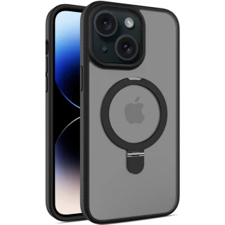 Кольоровий TPU+PC з металевими кнопками, кільцем та MagSafe на Apple iPhone 15 (6.1") фото 1 з 10