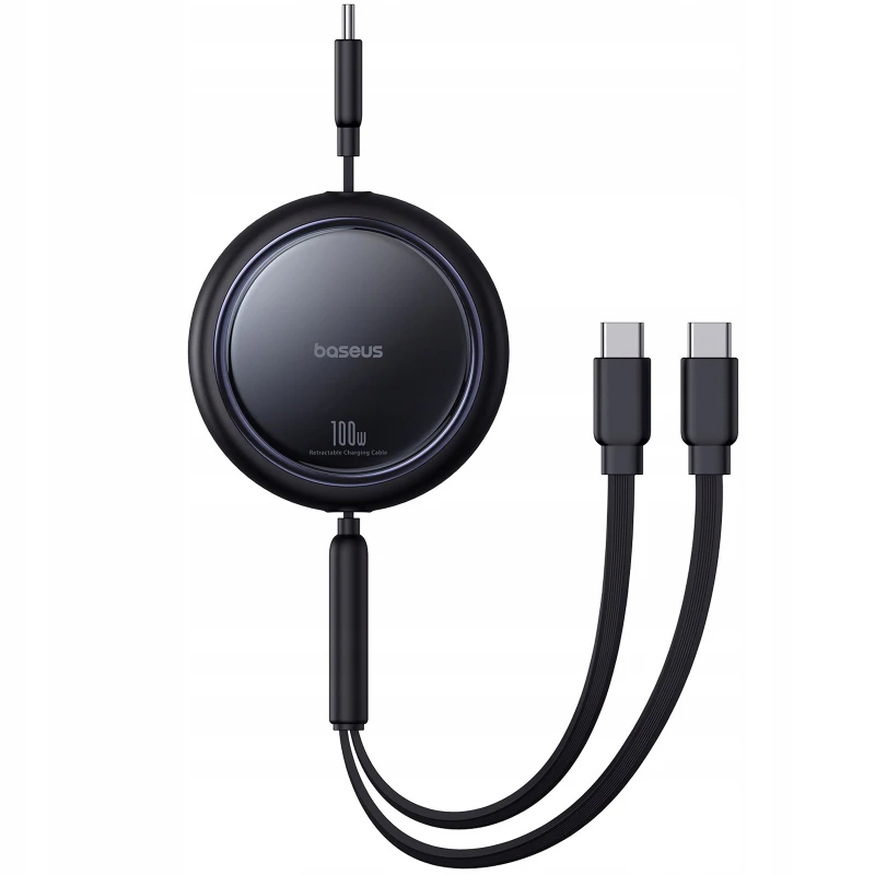 Дата кабель Baseus Bright Mirror Series Type-C to Type-C/Type-C 100W (1m) (P10318602111) – Cluster Black. Фото 1 из 3