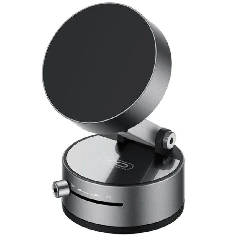 Автотримач XO C170 magnetic vacuum (center console) – Black. Фото 1 з 3