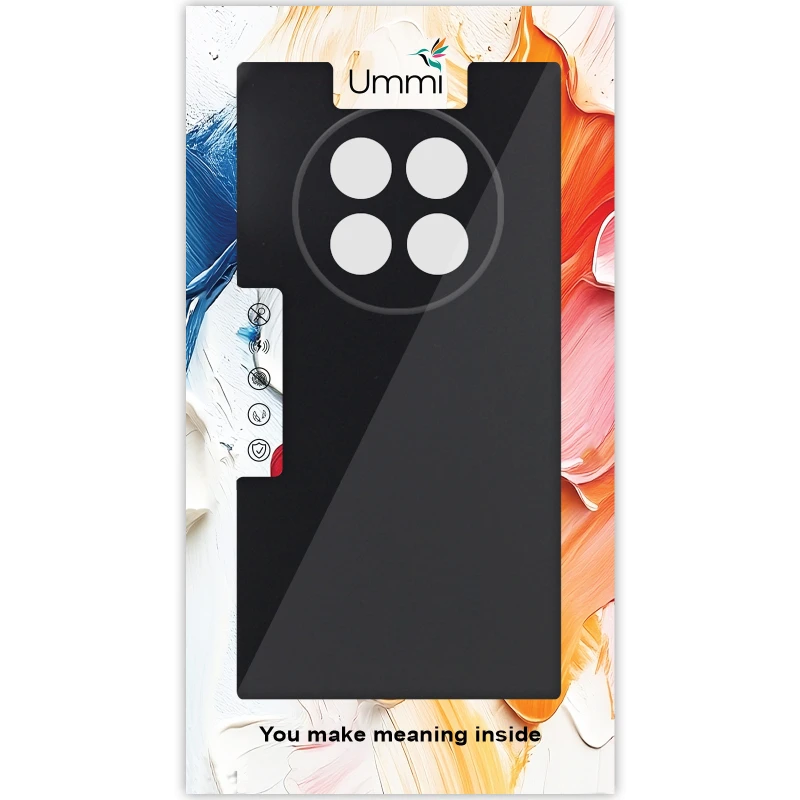 Чохол Silicone Cover Ummi Lakshmi Full Camera (AA) для Realme 12 5G – Чорний / Black. Фото 3 з 3