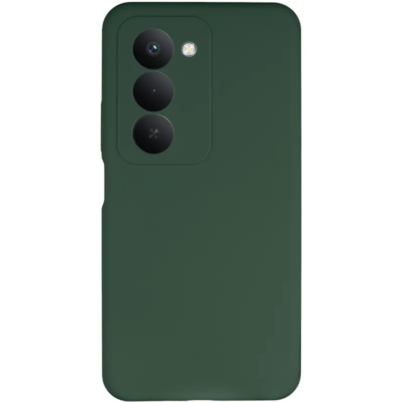 Чехол Silicone Case Lakshmi Premium з закритою камерою на Xiaomi Redmi 15 (EU) – Зеленый / Cyprus Green. Фото 3 из 8