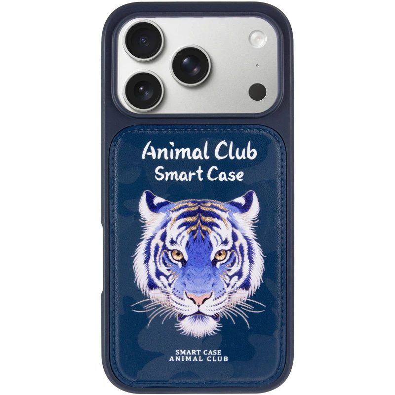 TPU+PC чохол Animal Club для Apple iPhone 17 Pro (6.3") – Royal Blue. Фото 3 з 6