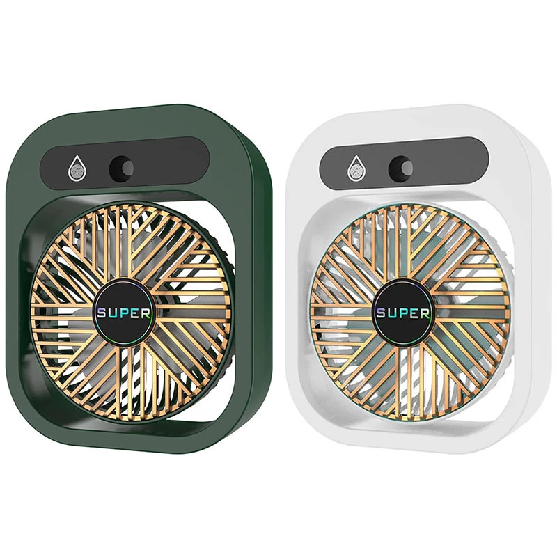 Настільний вентилятор Q8 з водяним охолодженням 1200 mAh фото 1 з 1