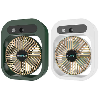 Настільний вентилятор Q8 з водяним охолодженням 1200 mAh фото 1 з 1