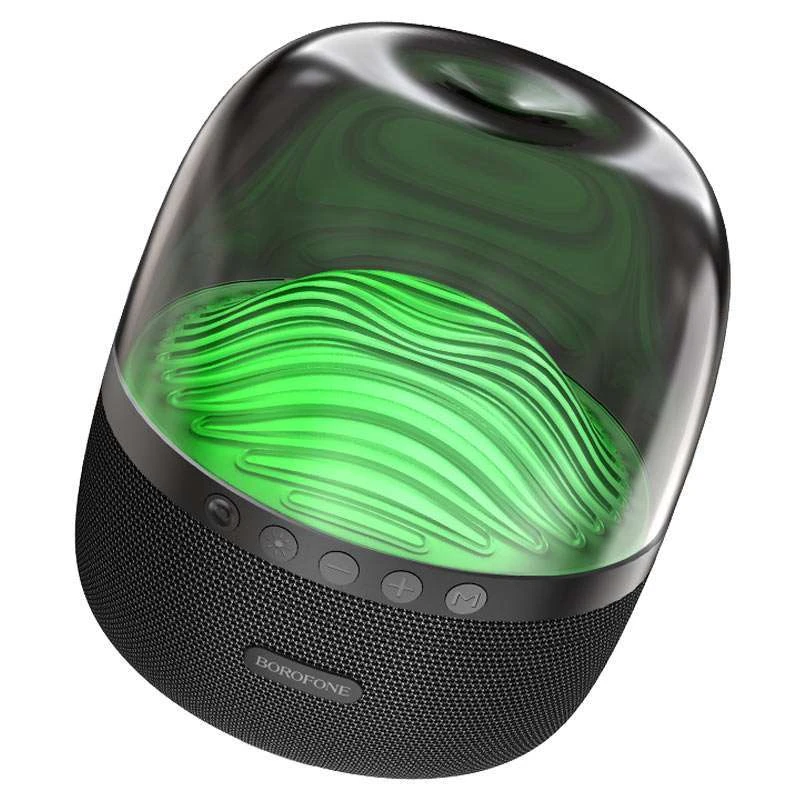 Bluetooth-колонка Borofone BP8 Glazed colorful luminous – Чорний. Фото 8 з 8