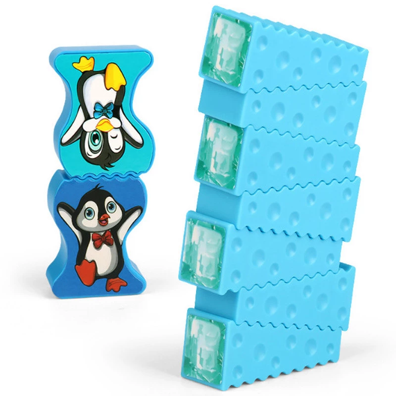 Настільна інтерактивна гра Ummi 707-B18 Penguin Ice-stacking Game – Blue. Фото 2 з 6