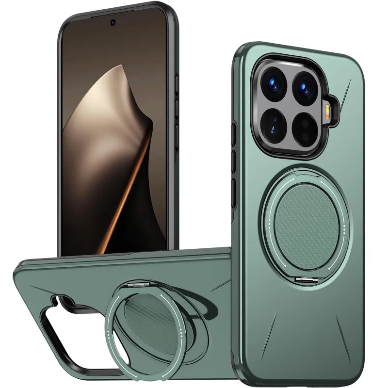 TPU+PC чохол Kalebol Magnetic Case для Xiaomi 15T Pro – Grey Green. Фото 2 з 3