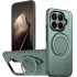 TPU+PC чохол Kalebol Magnetic Case для Xiaomi 15T Pro – Grey Green. Фото 2 з 3