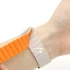 Ремінець Dual-color Magnetic для Xiaomi Mi Band 9/8 – White / Orange. Фото 9 з 9