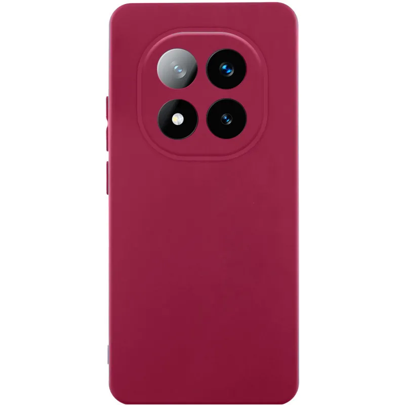 Чохол Silicone Cover Ummi Lakshmi Full Camera (AA) для Xiaomi Redmi Note 15 Pro+ 5G – Бордовий / Marsala. Фото 1 з 1
