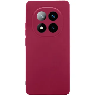 Чохол Silicone Cover Ummi Lakshmi Full Camera (AA) для Xiaomi Redmi Note 15 Pro+ 5G — Бордовий / Marsala