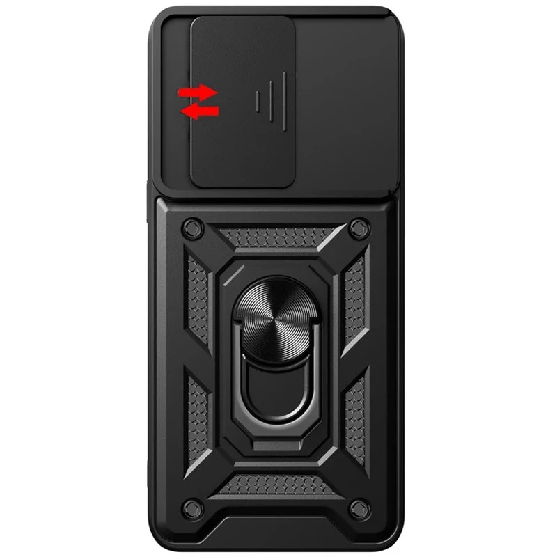 Ударопрочный чехол Serge Ring с защитой камеры для Xiaomi 14 – Черный. Фото 2 из 5