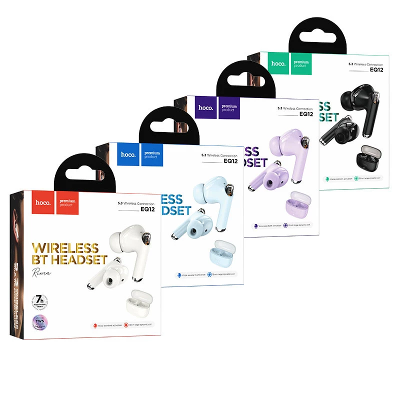 Бездротові TWS навушники Hoco EQ12 Rima фото 2 з 2