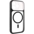 Чохол TPU GETMAN Moon Clear with MagSafe для Apple iPhone 13 Pro (6.1") – Black. Фото 2 з 8