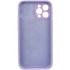Чохол Silk Full Camera Protective (AA) NO LOGO для Apple iPhone 12 Pro (6.1") – Бузковий / Lilac. Фото 3 з 5