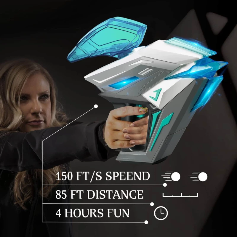 Пістолет на гідрогелевих кульках (орбизах) Gel Energy Space 001 – Grey. Фото 5 з 7