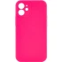 Чохол Silk Full Camera Protective (AA) NO LOGO для Apple iPhone 12 (6.1") – Рожевий / Barbie pink. Фото 1 з 4