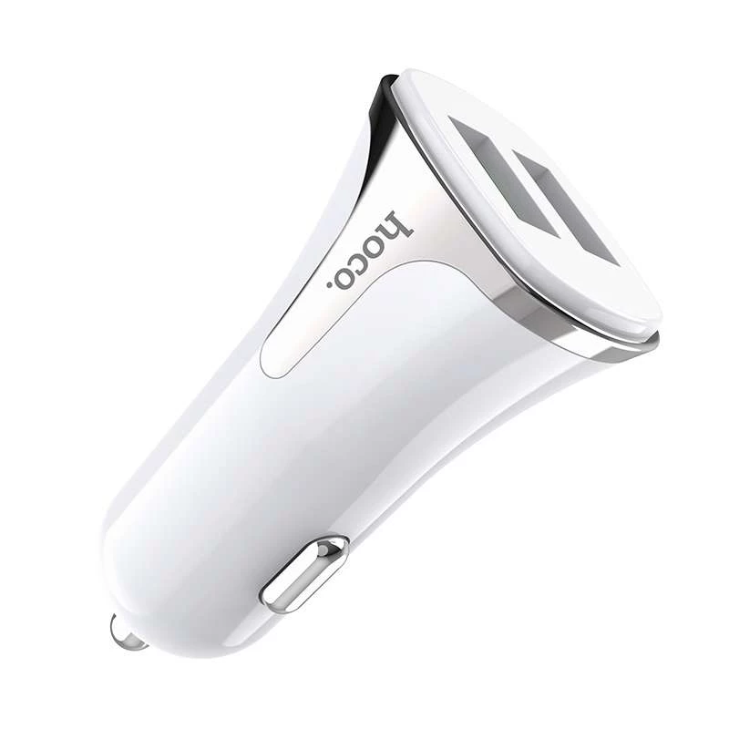 АЗУ Hoco Z31 QC3.0 (2USB/3.4A) + microUSB – Белый. Фото 2 из 7