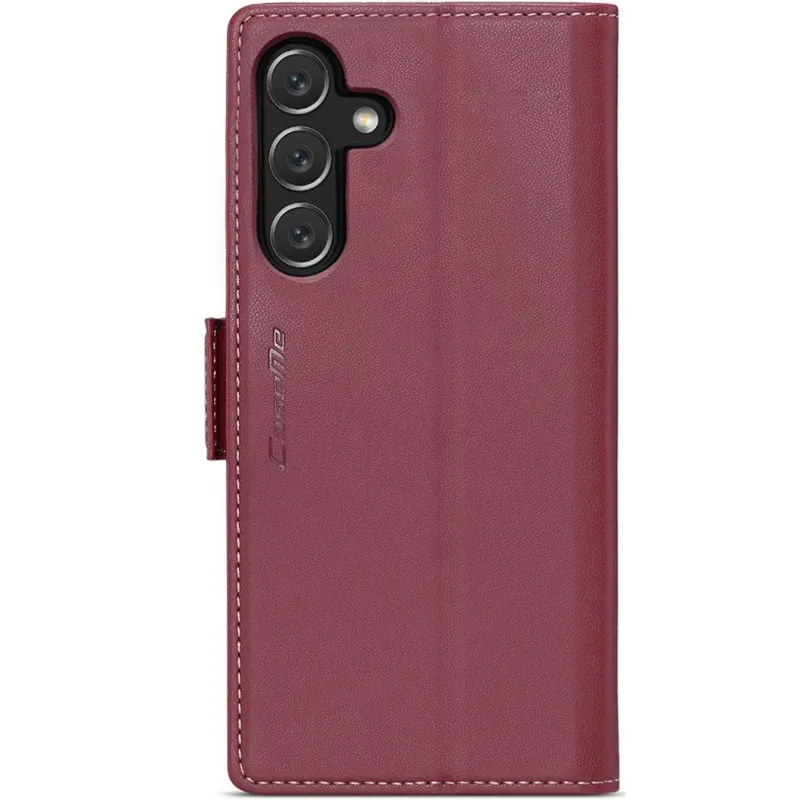 Шкіряний чохол-книжка CaseMe Nappa leather для Samsung Galaxy A26 5G – Red. Фото 3 з 6
