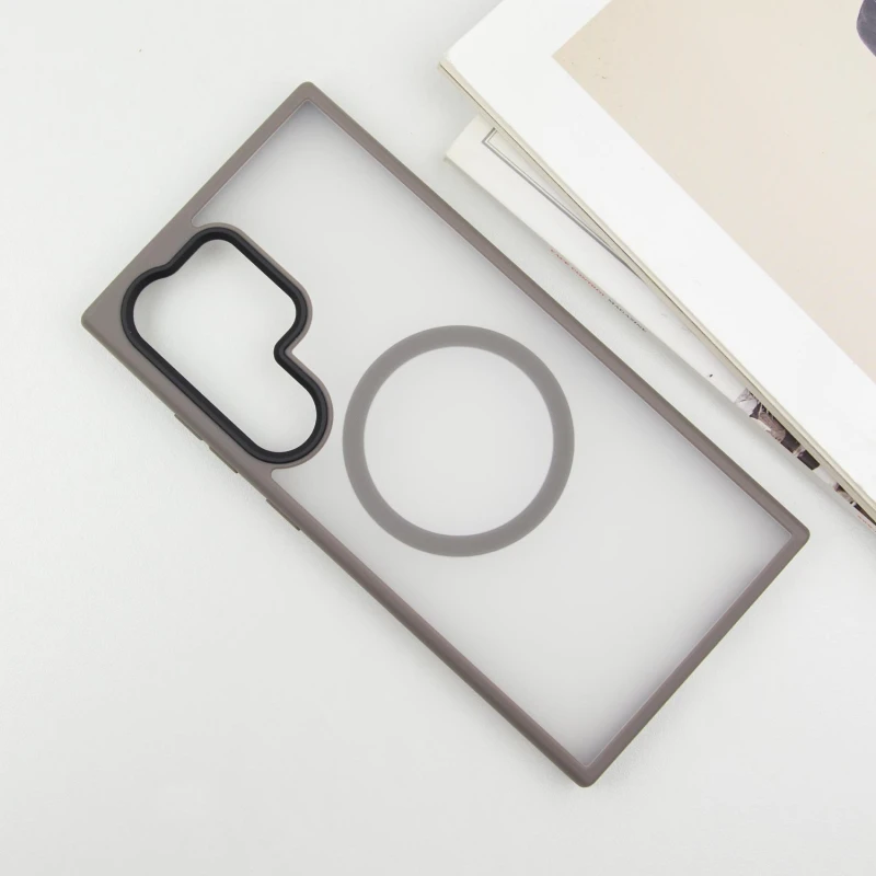 Чохол Ummi Colorful with MagSafe для Samsung Galaxy S25 Ultra – Сірий / Grey. Фото 2 з 5