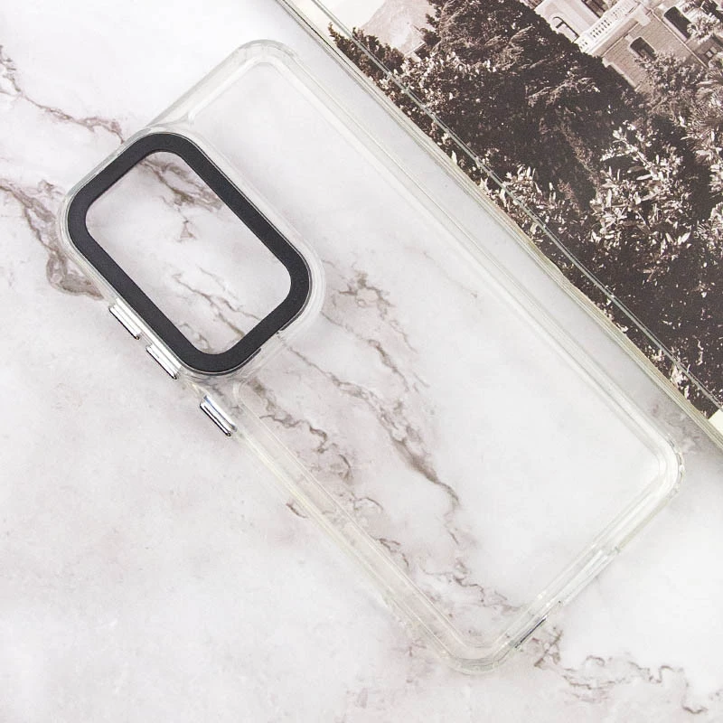 Кольоровий чохол TPU+PC на Samsung Galaxy S23 FE – Clear. Фото 3 з 6