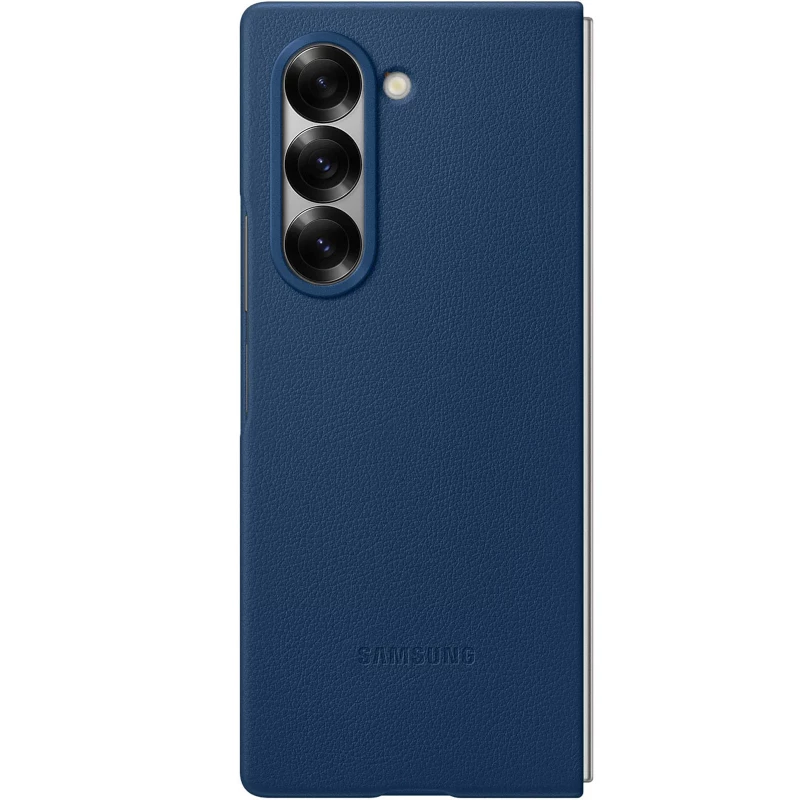 Шкіряний чохол Leather Case Premium на Samsung Galaxy Z Fold6 – Navy. Фото 8 з 10
