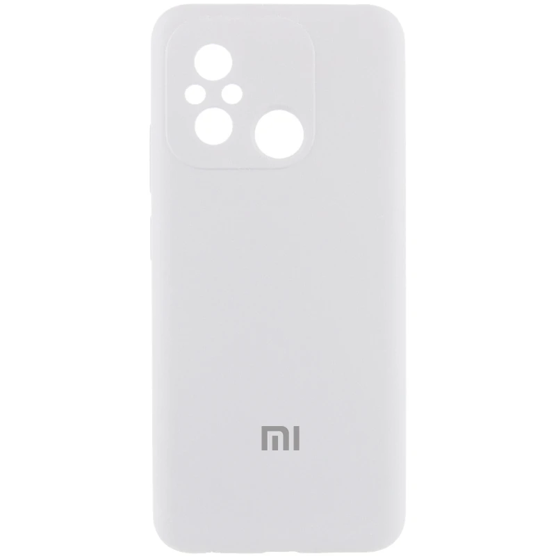 Силіконовий чохол Cover Lakshmi з захистом камери для Xiaomi Redmi 12C / Poco C55 – Білий / White. Фото 1 з 1