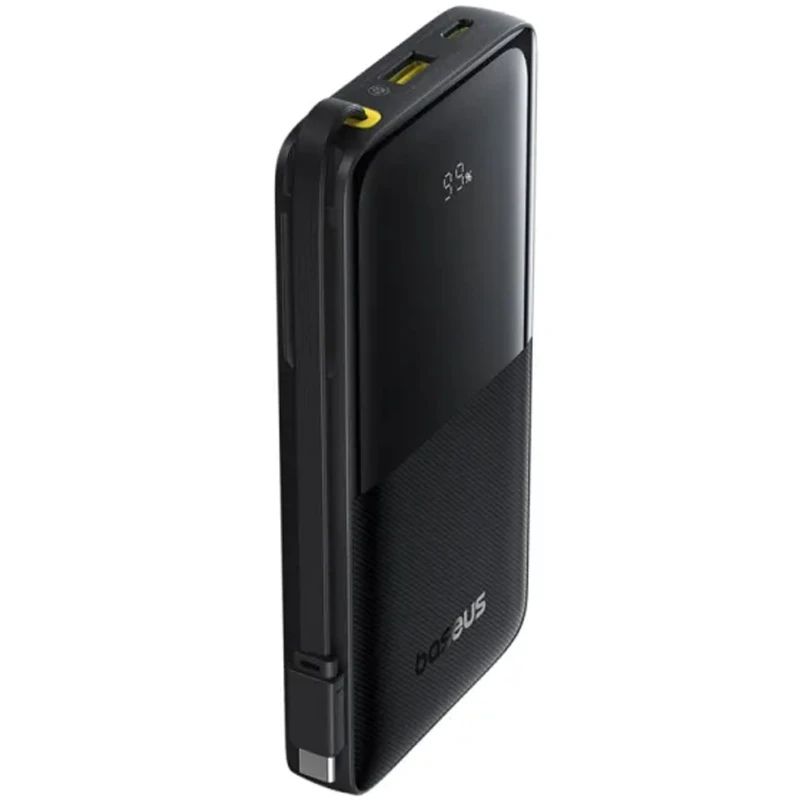 Портативное ЗУ Power Bank Baseus Bipow 2 Digital Display PD20W with cable 10000 mAh (P10077101113) – Cluster Black. Фото 2 из 7