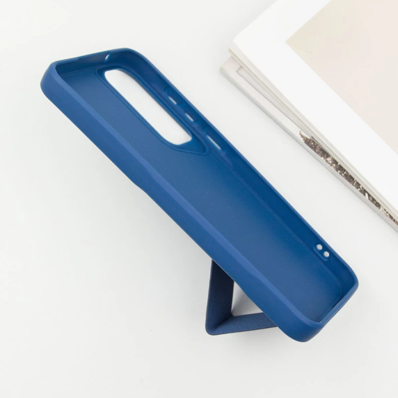 Чохол Віва з ремінцем для Xiaomi Redmi Note 13 Pro 4G – Dark Blue. Фото 5 з 8