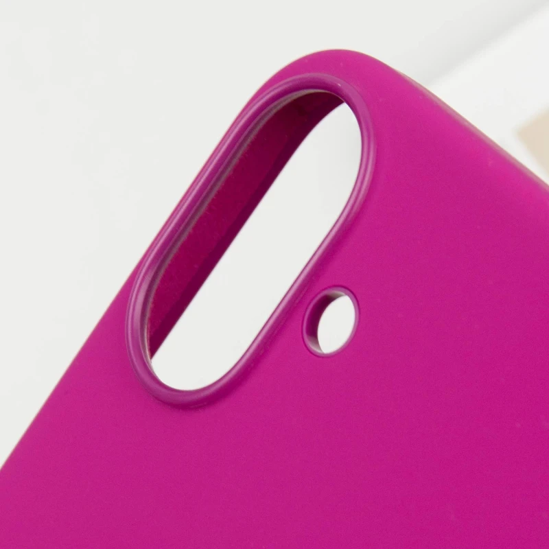 Силиконовый чехол ААА with Magsafe connection для Apple iPhone 16 Plus – Fuchsia. Фото 7 из 8