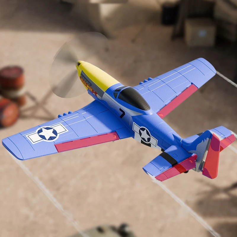 Літак на радіокеруванні SCHE W551 Four-channel Stunt Fighter – Blue. Фото 3 з 6