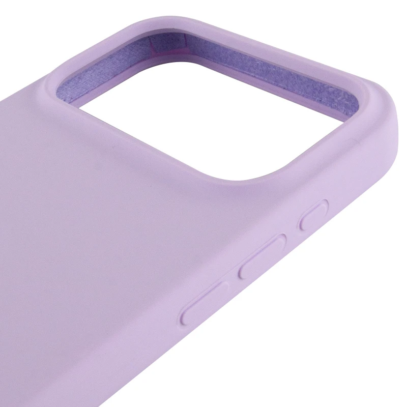 Чохол Silicone Case з закритим низом на Apple iPhone 17 Pro Max (6.9") – Бузковий / Lilac. Фото 5 з 6