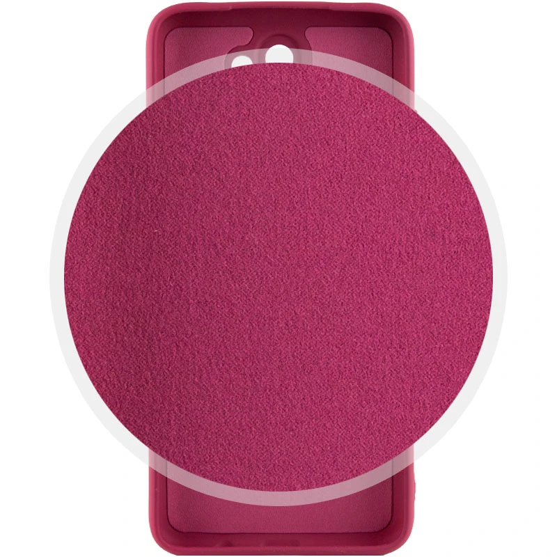 Чохол Silicone Case Lakshmi з закритою камерою на Xiaomi Redmi 9 – Бордовий / Marsala. Фото 3 з 4