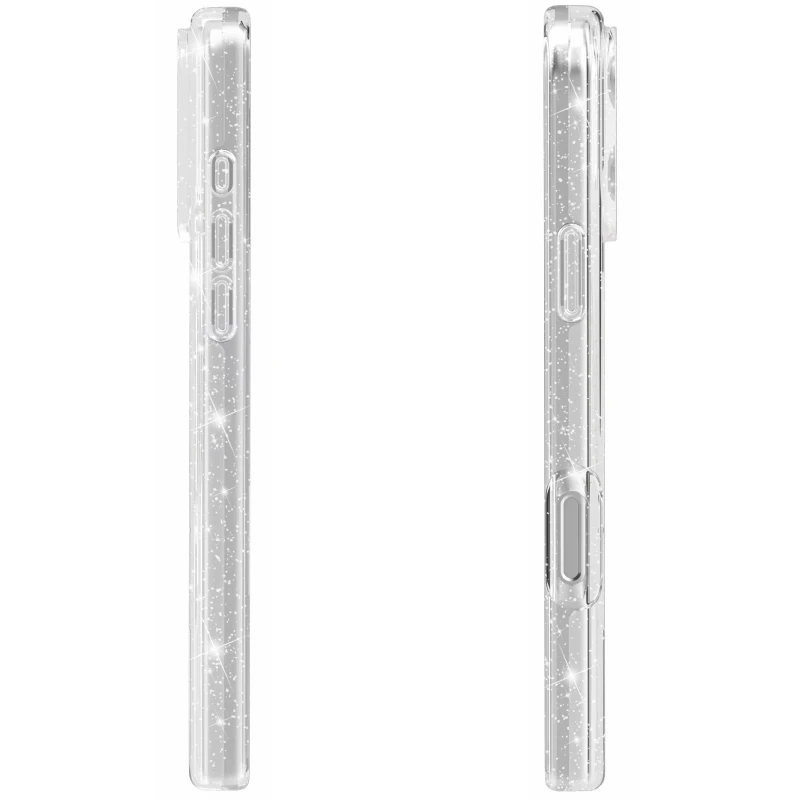 Чохол з блискітками та MagFit на Apple iPhone 17 Pro (6.3") – Clear. Фото 5 з 5