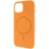 Чехол Silk Full Protective (AA) NO LOGO with Magnetic Fit для Apple iPhone 17 Pro Max (6.9") – Оранжевый / Orange. Фото 2 из 2