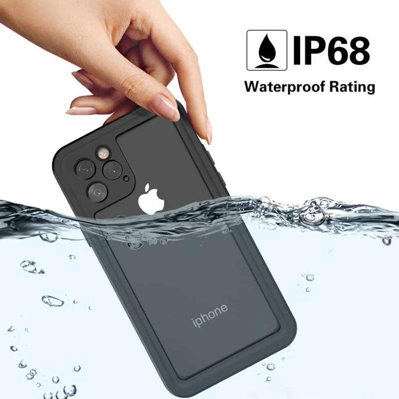 Shellbox водонепроникний чохол на Apple iPhone 12 Pro Max (6.7") – Чорний. Фото 6 з 7