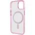 Силиконовый чехол Iris с MagSafe Apple iPhone 12 (6.1") – Розовый. Фото 5 из 8