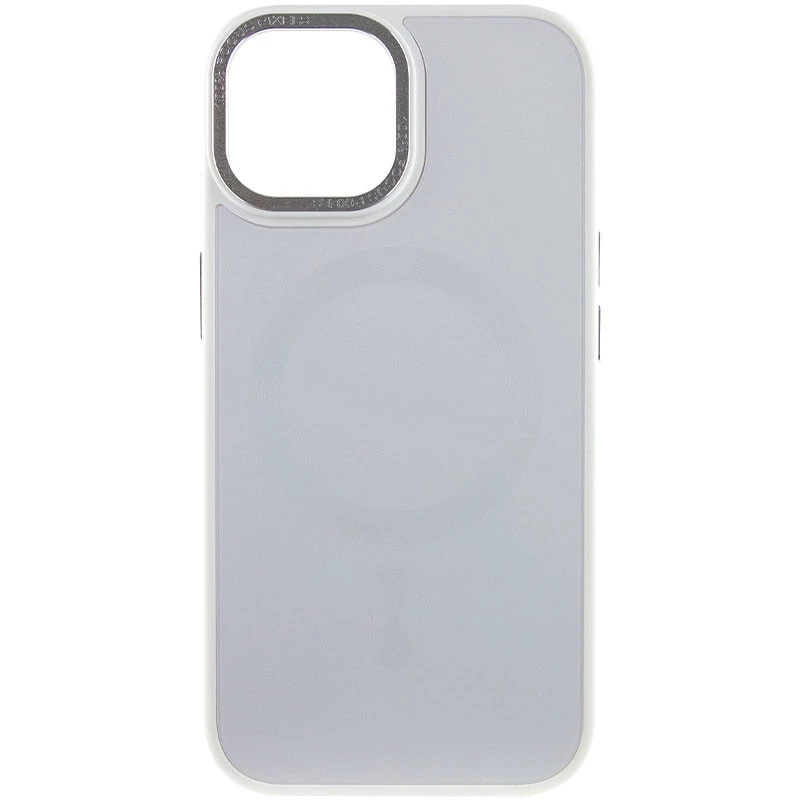 Силіконовий сапфіровий чохол з MagSafe на Apple iPhone 15 Plus (6.7") – Білий / White. Фото 1 Силіконовий сапфіровий чохол з MagSafe на Apple iPhone 15 Plus (6.7") – Білий / White. Фото 1 з 13
