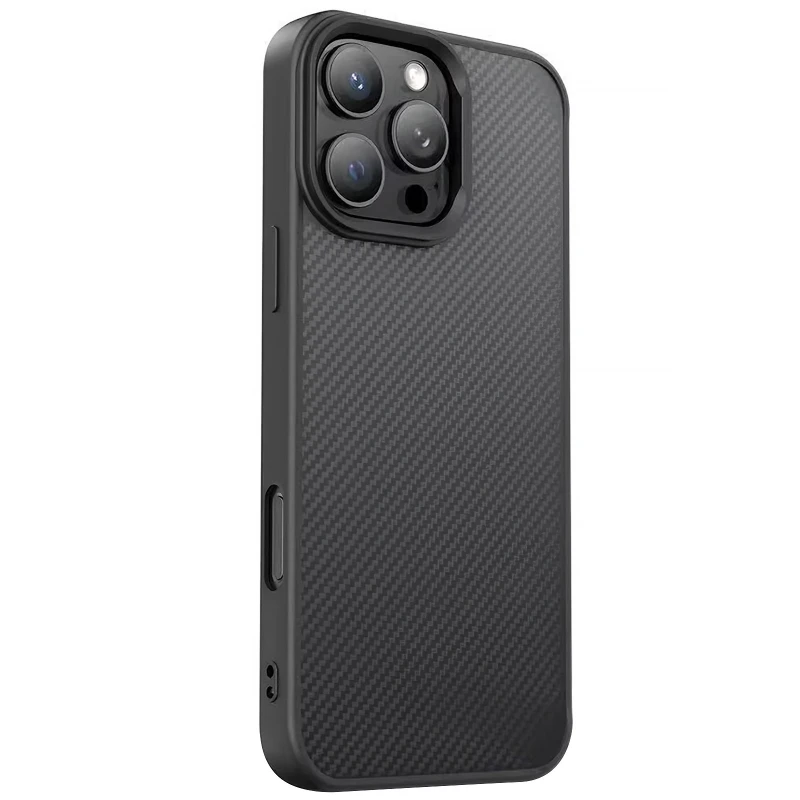 TPU чохол Carbon Protective with Magsafe для Apple iPhone 16 Pro фото 1 з 2