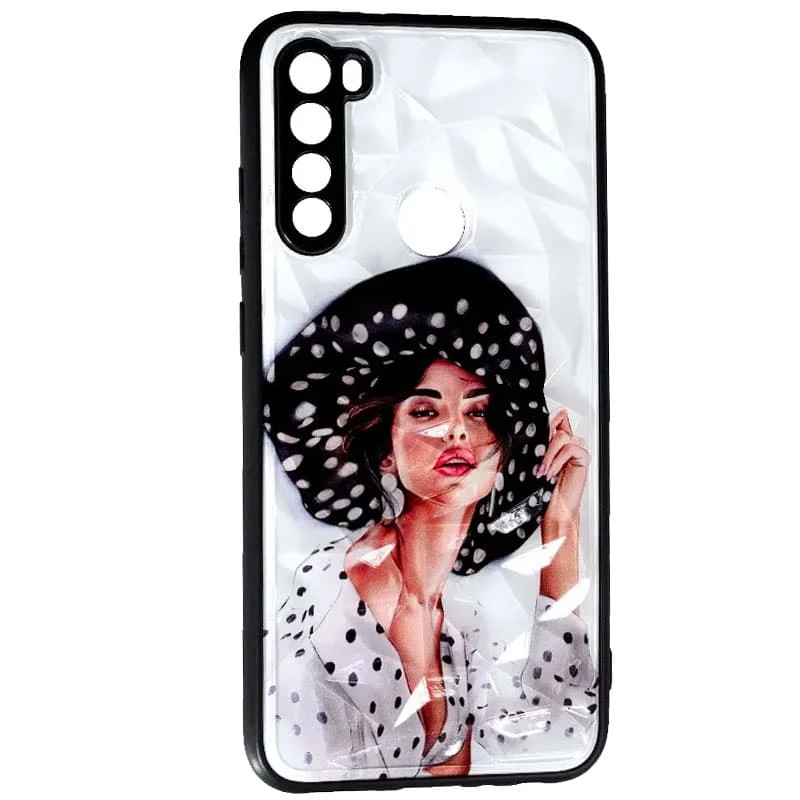 

Стеклянный чехол Prisma Ladies на Xiaomi Redmi Note 8 (Girl in a hat)