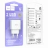МЗП Hoco C141A Smart 2.1A (2USB-A) – White. Фото 5 з 5