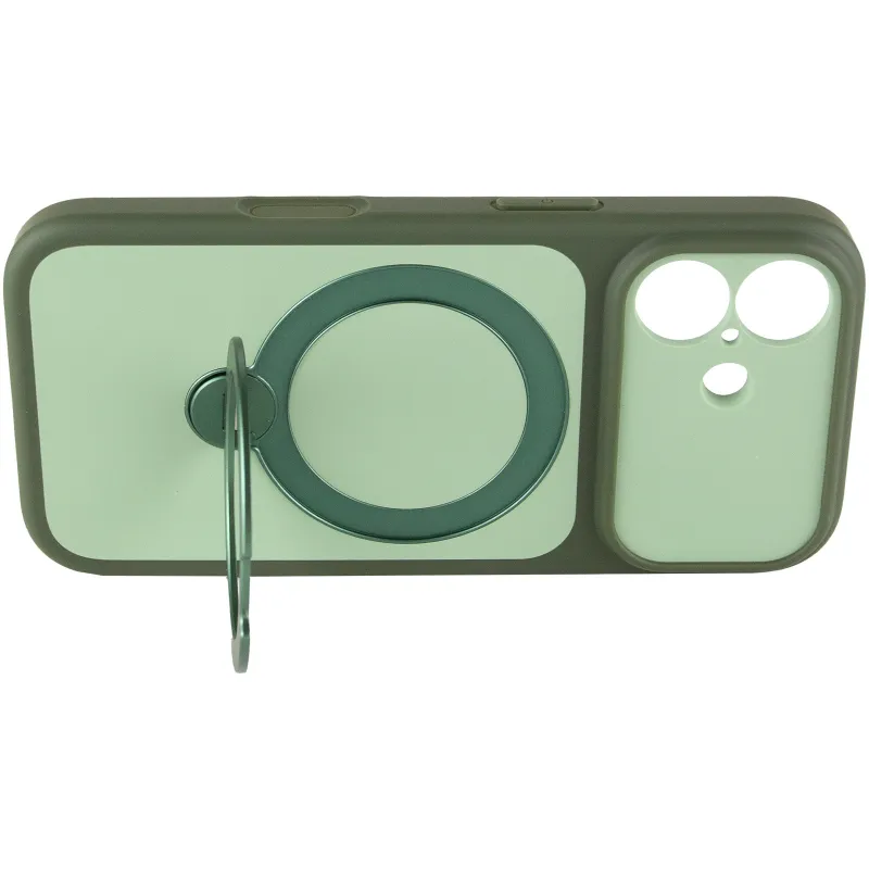 Чехол Ummi Full Camera with Magnetic Fit HQ Ring для Apple iPhone 17 (6.3") – Green. Фото 6 из 8