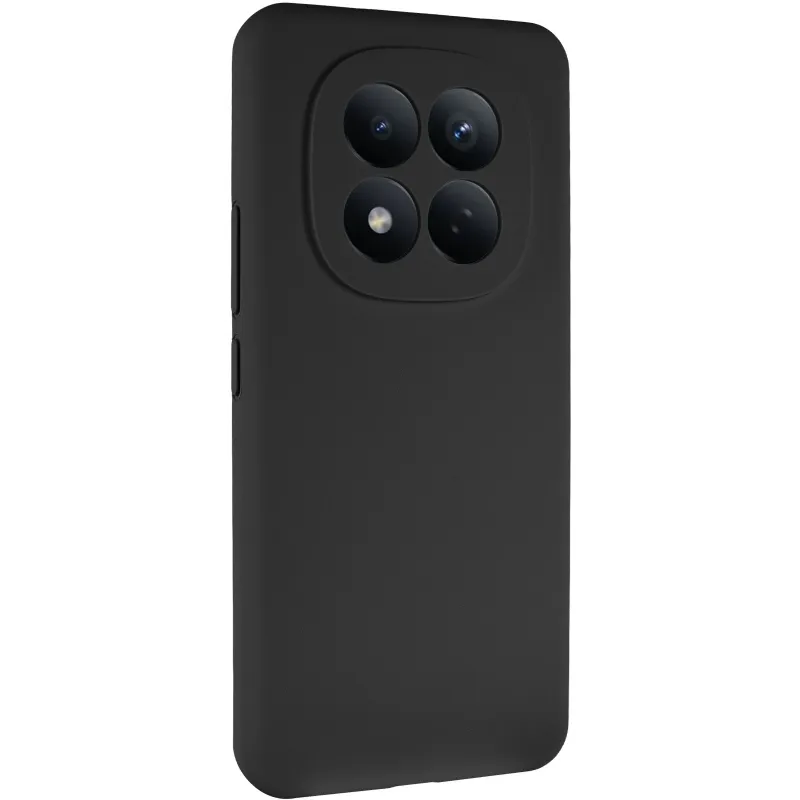 Чехол Silicone Case Lakshmi Premium з закритою камерою на Xiaomi Redmi Note 15 Pro+ 5G – Черный / Black. Фото 1 из 9